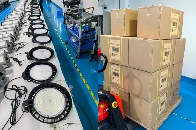 Tá 50 Soilse Ardbhá Deaglán Dimmable Seolta chuig na Stáit Aontaithe